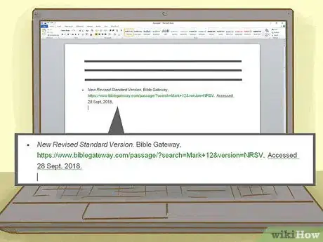 Image titled Cite the Bible in MLA Style Step 14