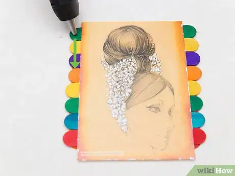 Image titled Make Photo Frames from Ice Cream Sticks Step 13