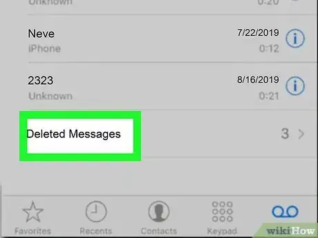 Image titled Recover Deleted Voicemail Messages on iPhone or iPad Step 3