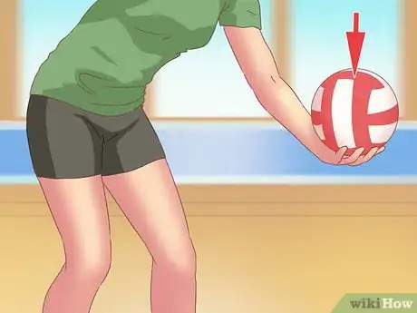 Image titled Do an Underhand Serve Step 3