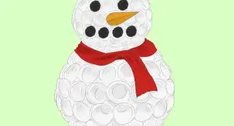 Make Foam Cup Snowmen