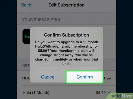 Image titled Change Plan on Hulu on iPhone or iPad Step 7