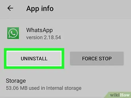 Image titled Uninstall WhatsApp on Android Step 4
