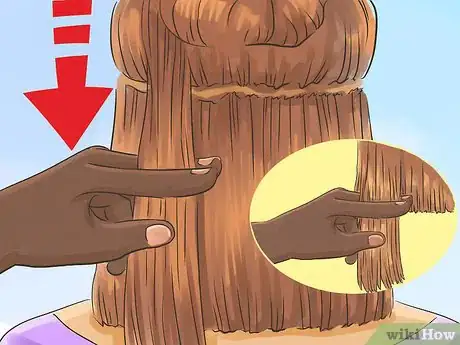 Image titled Cut Hair Straight Step 17
