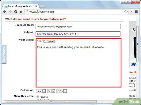 Image titled Send Email to Your Future Self with FutureMe Step 3