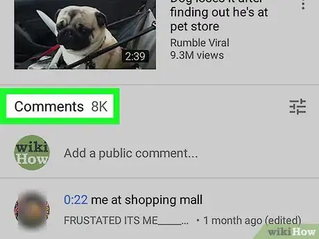 Image titled Post YouTube Comments on Android Step 3