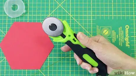 Image titled Cut Hexagon Quilt Pieces Step 5