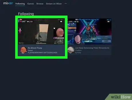 Image titled Give Sparks on Mixer App Step 2
