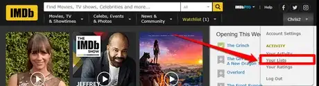 Image titled Remove an Item from a Custom List on IMDb Method 3 Step 1.png