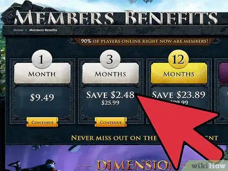 Image titled Become a RuneScape Member Step 5