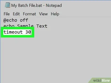 Image titled Delay a Batch File Step 6