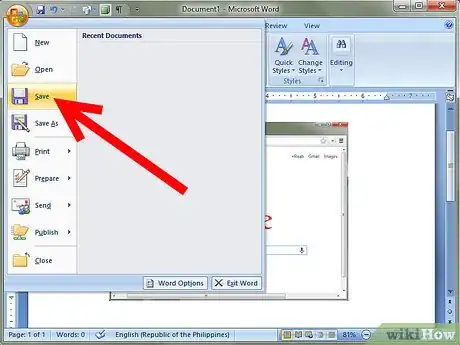 Image titled Crop a Screenshot in Word 2010 Step 7