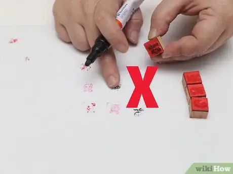Image titled Ink Stamps with Markers Step 10