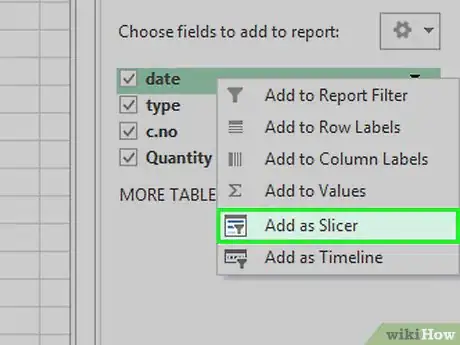 Image titled Create a Slicer in an Excel Document Step 11