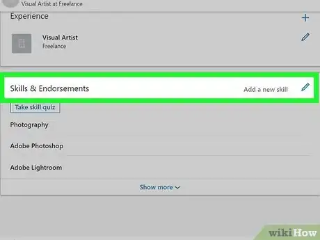 Image titled Add Skills on LinkedIn Step 11