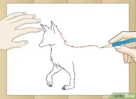Image titled Draw a Realistic Wolf Step 6