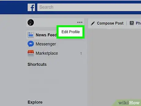 Image titled Add Work on Facebook Step 3