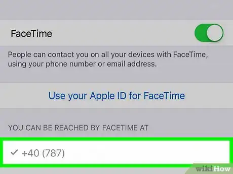 Image titled Make a FaceTime Call on an iPhone Step 4