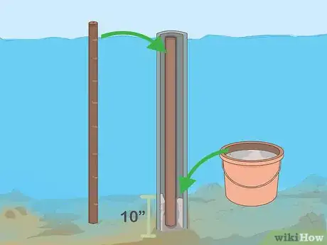 Image titled Install Posts in the Water for a Dock or Pier Step 12