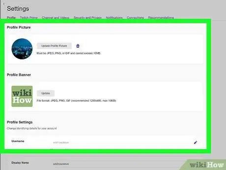 Image titled Edit a Twitch Profile Step 4