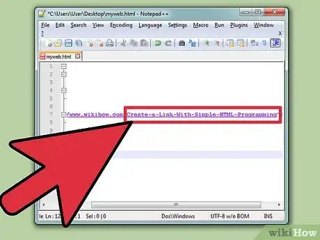 Image titled Create a Link With Simple HTML Programming Step 4