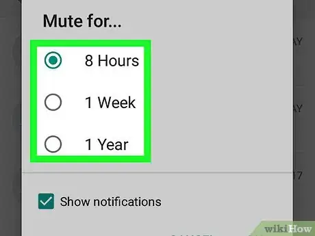 Image titled Mute a Group Chat on WhatsApp on Android Step 4