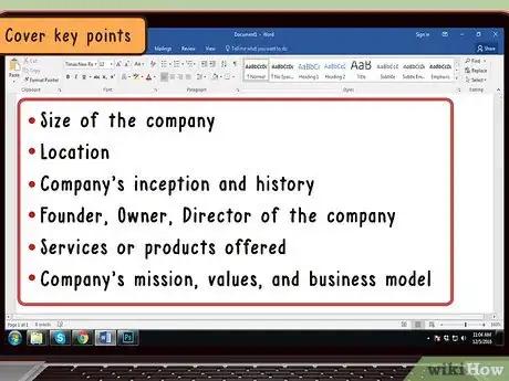 Image titled Write a Company Profile for a Website Step 4