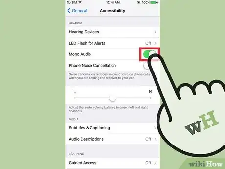 Image titled Turn on Mono Audio on an iPhone Step 5