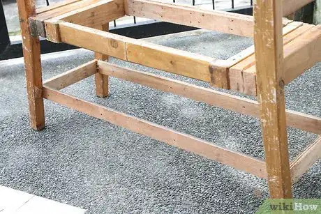Image titled Make a French Bench from Two Chairs Step 7