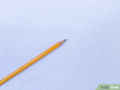 Image titled Draw a Peeled Banana Step 1
