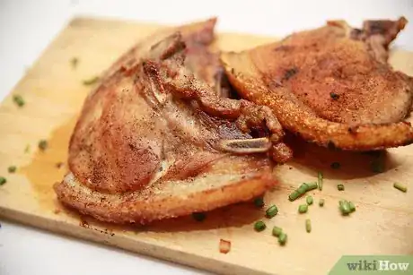 Image titled Tell if Pork Chops Are Done Step 8