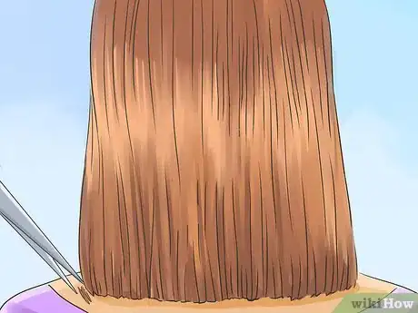 Image titled Cut Hair Straight Step 22