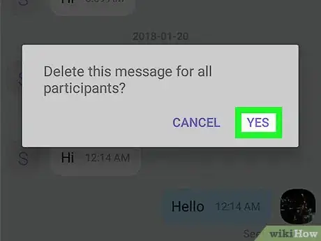 Image titled Delete Viber Messages on Android Step 6