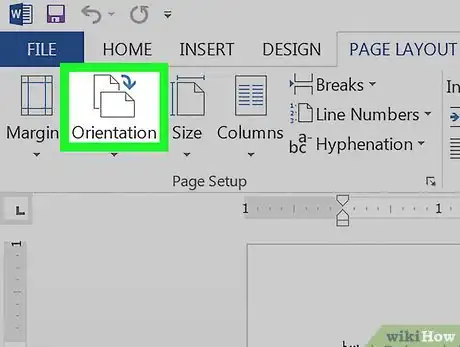 Image titled Change a Page to Landscape on Microsoft Word on PC or Mac Step 3