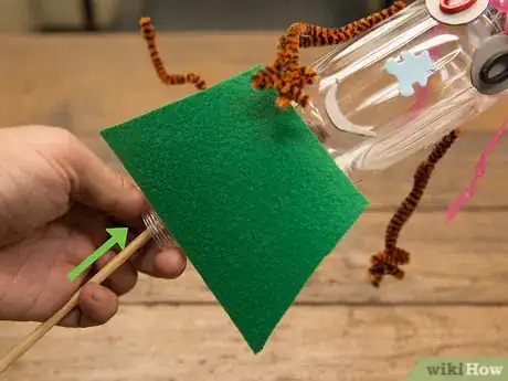 Image titled Make a Puppet with an Empty Bottle and a Broom Stick Step 14