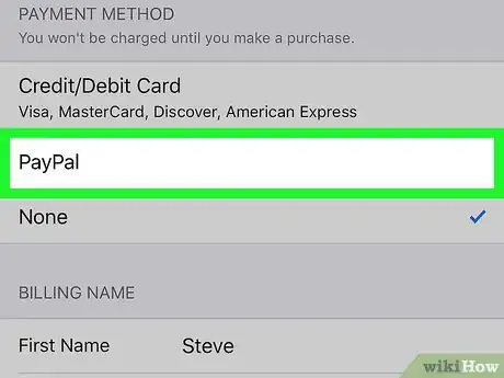 Image titled Connect PayPal to iTunes on iPhone or iPad Step 8