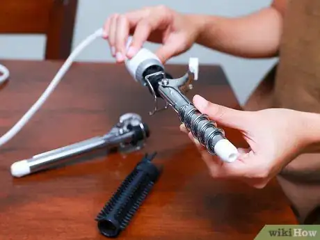 Image titled Curl Your Hair with Tongs Step 3