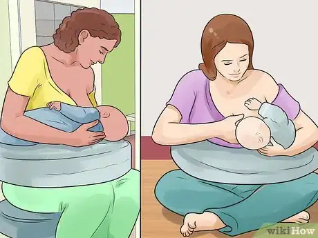 Image titled Use a Breast Feeding Pillow Step 6