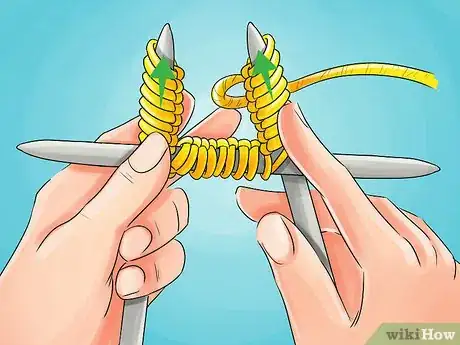 Image titled Knit With Double Pointed Needles Step 7