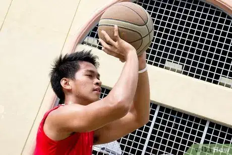 Image titled Perform a Set Shot (in Basketball) Step 3