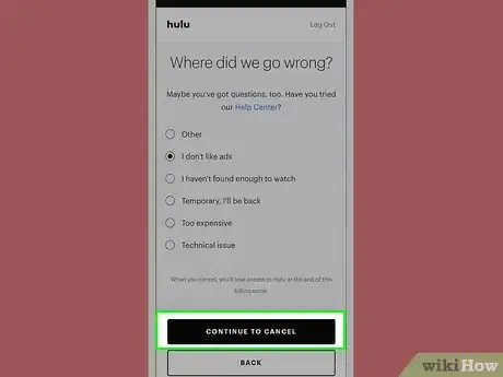 Image titled Cancel Hulu Plus Step 13