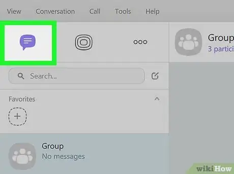 Image titled Delete Viber Messages on PC or Mac Step 2