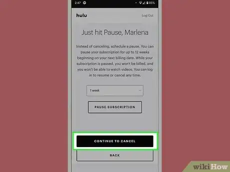 Image titled Cancel Hulu Plus Step 11