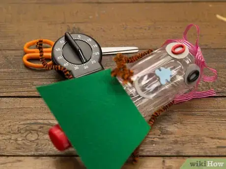 Image titled Make a Puppet with an Empty Bottle and a Broom Stick Step 11