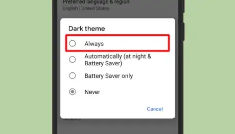 Image titled Enable Dark Theme on Google News.png