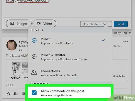 Image titled Post Something on LinkedIn on PC or Mac Step 8