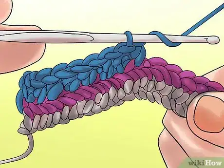 Image titled Crochet Rainbow Dish Cloths Step 15