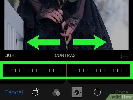 Image titled Adjust the Contrast of a Photo Using the iPhone Photos App Step 7