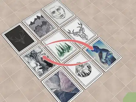 Image titled Hang a Grid Gallery Wall Step 7