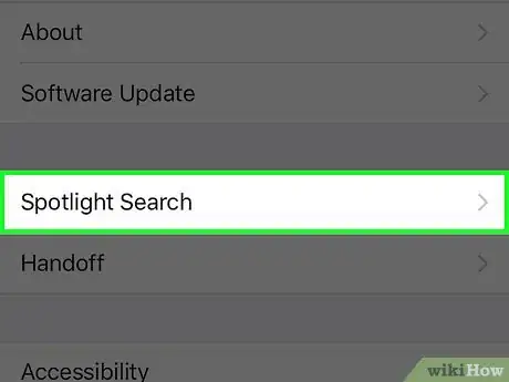 Image titled Turn Off Suggestions when Searching in Spotlight on an iPhone Step 3